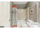 This is a full bathroom with a tub and shower combination, a toilet and a sink at 1386 Sheffield Glen Ne Way, Atlanta, GA 30329