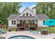 Backyard with inground pool, patio, and outdoor seating, ideal for enjoying sunny days and outdoor gatherings at 5745 Westwood Dr, Cumming, GA 30040