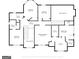Upstairs floor plan featuring four bedrooms, three bathrooms and multiple walk-in closets at 4680 Brighton Lake Dr, Cumming, GA 30040