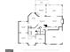 Main floor plan with kitchen, dining area, living room, office, Gathering room, sunroom and garage at 4680 Brighton Lake Dr, Cumming, GA 30040