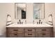 Bathroom featuring double sink vanity with plenty of storage at 5940 Plantation Dr, Roswell, GA 30075