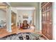 Elegant dining room with hardwood floors and a decorative chandelier at 835 Virginia Parks, Fayetteville, GA 30215
