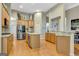 Gourmet kitchen with granite countertops, custom cabinets, and stainless steel appliances at 835 Virginia Parks, Fayetteville, GA 30215