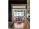 Bright breakfast nook with decorative glass and built-in shelving off of the kitchen at 381 Cherokee Se Ave, Atlanta, GA 30312