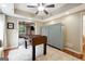 A rec room in a finished basement with a foosball table, closet, and neutral carpet at 151 Overhill Point, Alpharetta, GA 30005