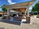 Community gathering place with outdoor seating and a pavilion, providing a relaxed gathering spot at 151 Overhill Point, Alpharetta, GA 30005