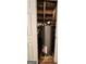 View of a newly installed hot water heater, visible plumbing, and mechanicals inside the utility closet at 766 Virginia Cir, Forest Park, GA 30297