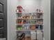 Walk-in pantry with wire shelving, offering ample storage space for food items and household essentials at 2490 S Carroll St, Villa Rica, GA 30180
