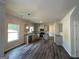 Modern kitchen with stainless steel appliances and gray cabinets at 142 Tye St, Stockbridge, GA 30281