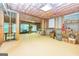 Unfinished basement features exposed ceiling, natural light, and customizable layout at 235 Ashley Forest Dr, Fayetteville, GA 30214