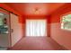 Bright bedroom with unique colors, window and sliding closet door at 6214 Crestview Se Dr, Covington, GA 30014