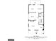 Floor plan of the first floor with living room, kitchen, dining, foyer and bath at 3641 Ridge Towne Dr, Duluth, GA 30096