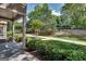 Inviting front porch view with lush landscaping and a serene walkway at 3641 Ridge Towne Dr, Duluth, GA 30096