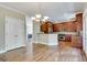 Open kitchen area with stainless steel appliances and access to a living area at 3641 Ridge Towne Dr, Duluth, GA 30096