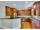 Modern kitchen with stainless steel appliances, granite countertops, and ample cabinetry at 3641 Ridge Towne Dr, Duluth, GA 30096