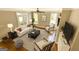 Bright living room with neutral décor, hardwood floors, and ample natural light at 3641 Ridge Towne Dr, Duluth, GA 30096