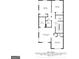 Floor plan of the second floor, featuring bedrooms, baths, and laundry at 3641 Ridge Towne Dr, Duluth, GA 30096