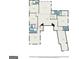 Upstairs floor plan showing multiple bedrooms and bathrooms in a modern layout at 115 Thome, Alpharetta, GA 30022