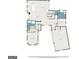 Main floor plan with a spacious kitchen, living room, and primary bedroom suite at 115 Thome, Alpharetta, GA 30022