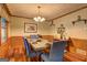 Dining room with dining table and chairs and wood flooring at 3452 Monica Sw Ln, Conyers, GA 30094