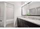 Bathroom with double vanity, granite countertop, and tile shower/tub combo at 1596 Fearn Ne Cir, Brookhaven, GA 30319