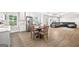 Open floor plan with modern kitchen and dining area leading to a comfortable living space at 1596 Fearn Ne Cir, Brookhaven, GA 30319