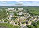 Douglasville, GA aerial view showcasing community amenities, tree coverage and residential homes at 3842 Monticello St, Douglasville, GA 30135