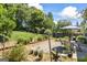 Spacious backyard with a stone patio and garden offers an inviting outdoor retreat at 3842 Monticello St, Douglasville, GA 30135