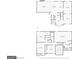 Detailed floor plan showcasing the layout of the home including bedrooms, bathrooms, and living spaces at 3842 Monticello St, Douglasville, GA 30135