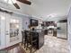 Well-appointed kitchen with an island bar, stainless steel appliances, and tile flooring at 244 Timber Creek Ln, Marietta, GA 30060