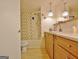 Bright bathroom with updated fixtures, and a shower at 270 E James Cir, Hampton, GA 30228