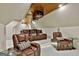 Luxurious home theater featuring leather recliners, projector, and custom lighting for the ultimate viewing experience at 113 Regents Sq, Peachtree City, GA 30269