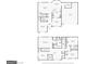 House floorplan showing both floors including a living room, kitchen, bedrooms, and bathrooms at 12323 Styron Dr, Hampton, GA 30228