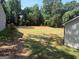 Spacious backyard view features a new home and lush lawn at 5431 S Lake Dr, Douglasville, GA 30135