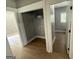 A large closet space features a washer/dryer connection and adjoins a bathroom at 5431 S Lake Dr, Douglasville, GA 30135