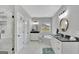 Primary bathroom with shower, tub, and double vanity for spa-like experience at 17 Sawtooth Oak Dr, Moreland, GA 30259