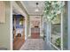 Warm and inviting foyer with a view into the living room featuring hardwood floors and natural light at 17 Sawtooth Oak Dr, Moreland, GA 30259