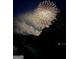 A beautiful firework display at night at 1017 Ridgefield Dr, Peachtree City, GA 30269
