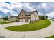 Attractive single-Gathering home boasting green lawn, tidy foliage, and a functional three-car garage at 209 Cottonwood Cir, Peachtree City, GA 30269