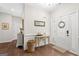 Welcoming entryway featuring hardwood floors, stylish furnishings, and an inviting decor at 9178 Lakeview Pkwy, Villa Rica, GA 30180