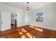 Bedroom showcasing natural light, hardwood floors, and spacious layout at 818 Springdale Ne Rd, Atlanta, GA 30306