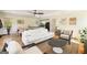 Bright living room featuring a neutral color palette and hardwood floors at 818 Springdale Ne Rd, Atlanta, GA 30306