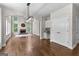 Spacious living room featuring a fireplace, large windows, and ample space at 44 Willow Leaf Way, Sharpsburg, GA 30277