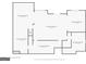 Unfinished basement floor plan at 180 Lapis Lake Pt, Fayetteville, GA 30215