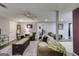 Cozy living room featuring a ceiling fan, plush seating, and neutral walls at 75 Barber Rd, Carrollton, GA 30116