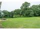 Spacious backyard with lush greenery, offering a private and serene outdoor space, perfect for relaxation or recreation at 115 Glen Echo Dr., Covington, GA 30016