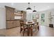 Charming dining area with rustic wood table and bench seating at 2885 Laurel Green Ct, Roswell, GA 30076