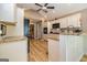 Modern kitchen with stainless steel appliances, granite countertops, and ample cabinet space at 130 Laurel Lake Rd, Tyrone, GA 30290