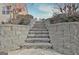 Stone steps lead through the backyard of this attractive home at 355 Woodbyne Dr, Fayetteville, GA 30214