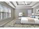 This bedroom features a trey ceiling, large window and sitting area at 355 Woodbyne Dr, Fayetteville, GA 30214